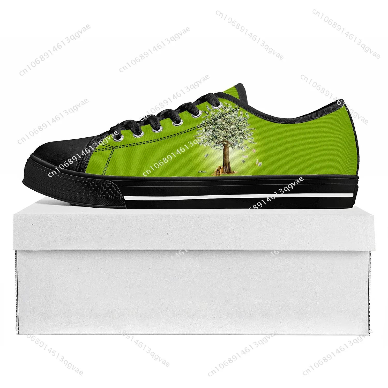 Shoe Tree - ดอลลาร์ กรีน ทรี โลว์ ท็อปรองเท้าผ้าใบคุณภาพสูงบุรุษสตรีวัยรุ่นรองเท้าผ้าใบรองเท้าแบบกำหนดเอง