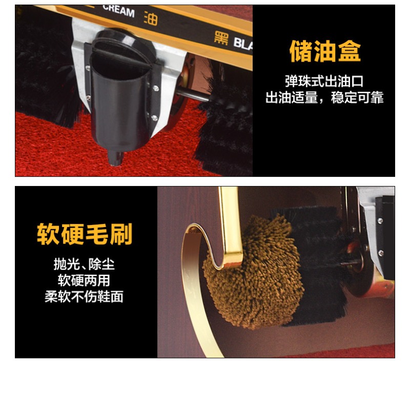 Leather Shoe Polish - เครื่องขัดรองเท้าไฟฟ้า 220V 100W สำหรับทำความสะอาดและขัดเงารองเท้า แปรงขัดรองเท้าอัตโนมัติ เครื่องขัดเงาหนัง